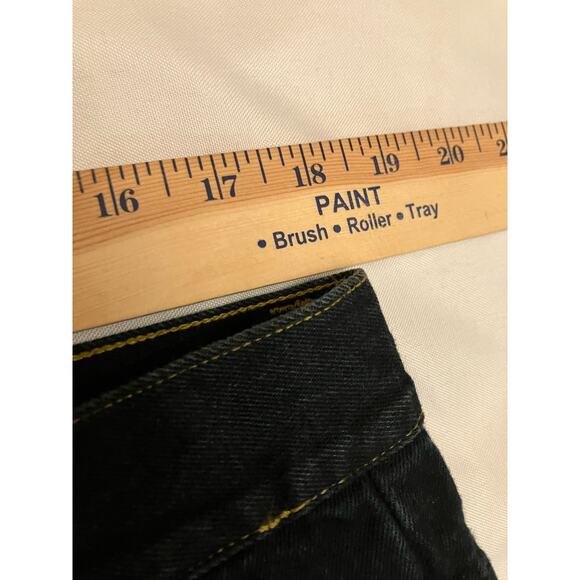 Kani Gold Jeans Mens 38x34 Straight Dark Wash Classic Embroidered Hip Hop - Picture 8 of 13